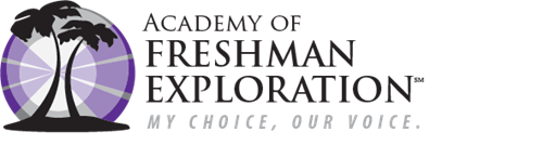 Academy of Freshman Exploration Logo